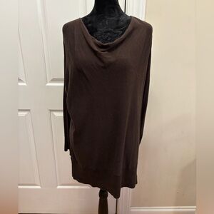 Talbots plus size brown sweater